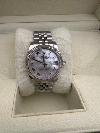 Rolex Datejust 28mm Plata