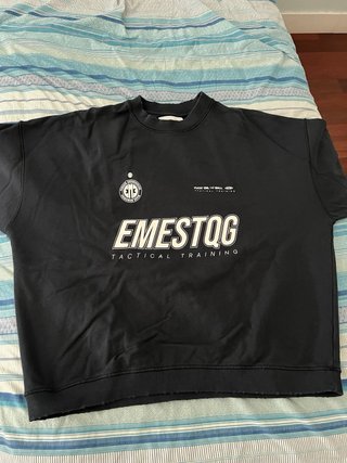 Sudadera OVERSIZE Unisex Negra Talla Única
