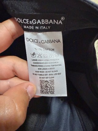 Gorra Dolce & Gabbana D&G Negra