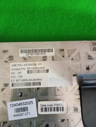 Tastiere HP Compaq 6910p originale 444097-071
