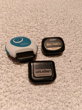 Lote 3 Podómetros Oregon, Casio, Walkman