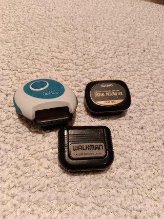 Lote 3 Podómetros Oregon, Casio, Walkman