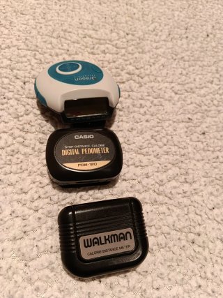 Lote 3 Podómetros Oregon, Casio, Walkman