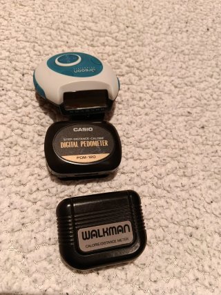 Lote 3 Podómetros Oregon, Casio, Walkman