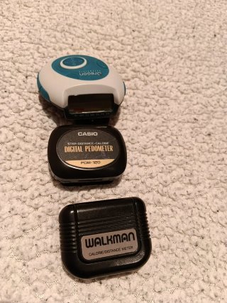 Lote 3 Podómetros Oregon, Casio, Walkman