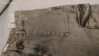 Jeans larghi Zara colore marrone scolorito