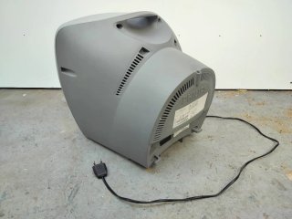 Televisor Retro Philips Gris