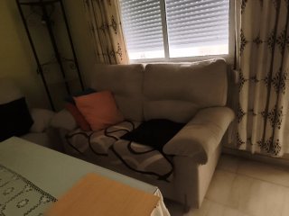 Mueble salón, mesa y 2 sillones