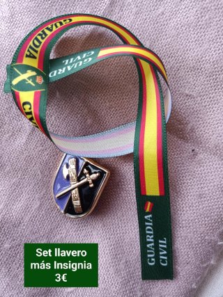 Set Guardia Civil Llavero más Pulsera poliéster