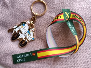 Set Guardia Civil Llavero más Pulsera poliéster