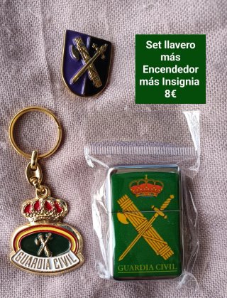 Set Guardia Civil Llavero más Pulsera poliéster