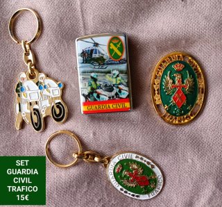 Set Guardia Civil Llavero más Pulsera poliéster