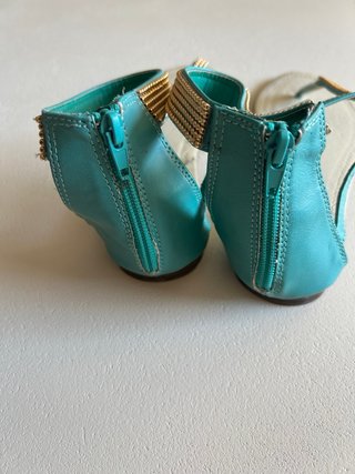 Sandalias planas Blanco Talla 37