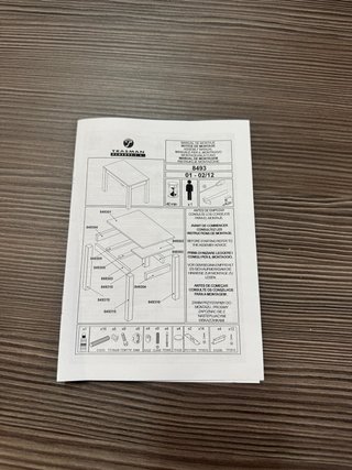 Mesa de comedor extensible nueva
