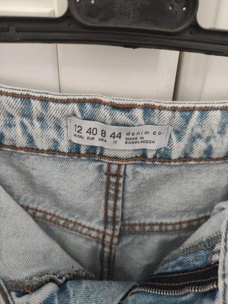 Shorts jeans vintage sbiaditi