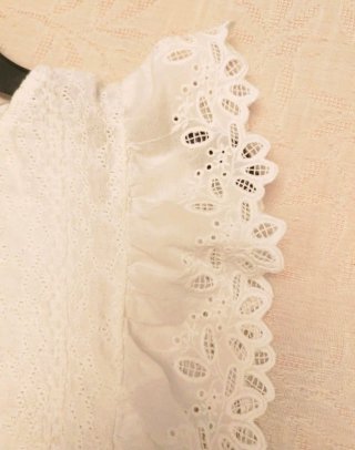 Blusa Zara bordados volantes