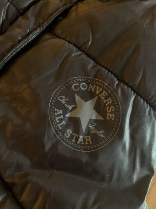 Chaleco sin mangas Converse negro