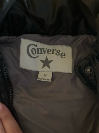 Chaleco sin mangas Converse negro