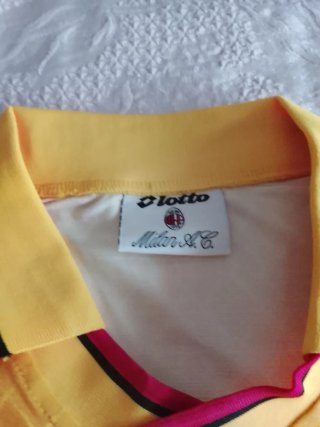 Maglia Lotto Milan Roberto Baggio Autografata