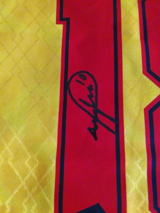 Maglia Lotto Milan Roberto Baggio Autografata