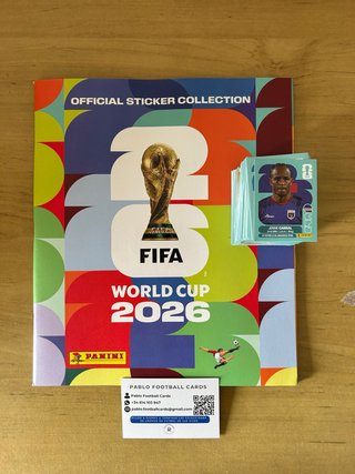 ÁLBUM Y 200 CROMOS FIFA WORLD CUP MUNDIAL 2026
