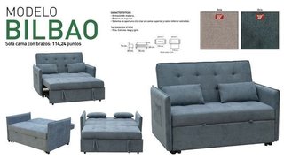 Sofa cama Bilbao a estrenar 135cm