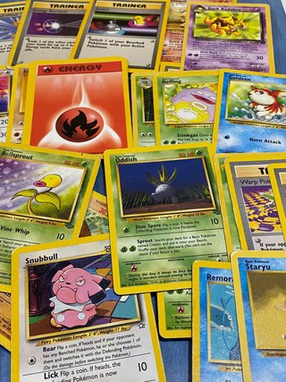 50 cartas pokémon WOTC (1995-2000) inglés
