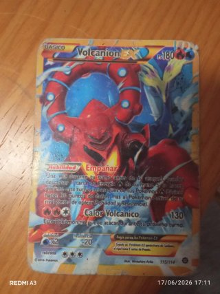 Carta Pokémon EX.