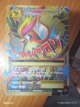 Carta Pokémon EX.