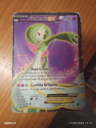 Carta Pokémon EX.