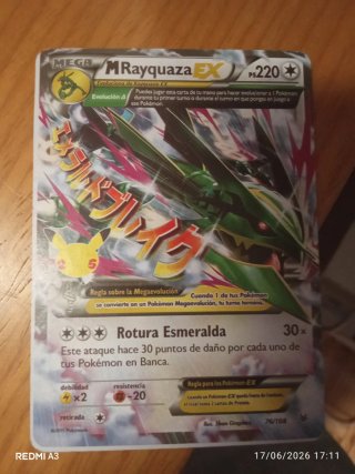 Carta Pokémon EX.