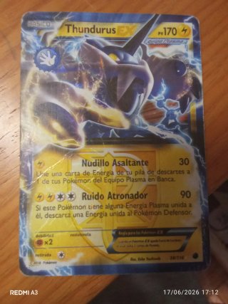 Carta Pokémon EX.