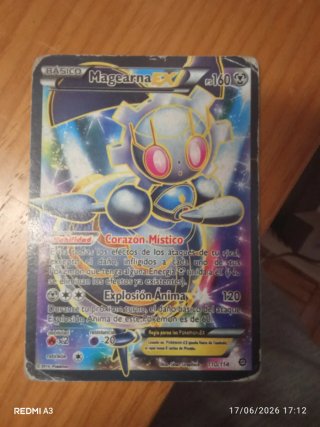 Carta Pokémon EX.