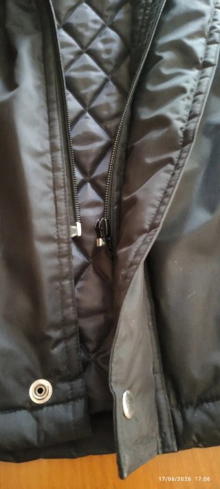 Parka hombre Talla 70 Negro, muy grande