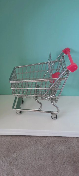 Carrito de supermercado para muñecas