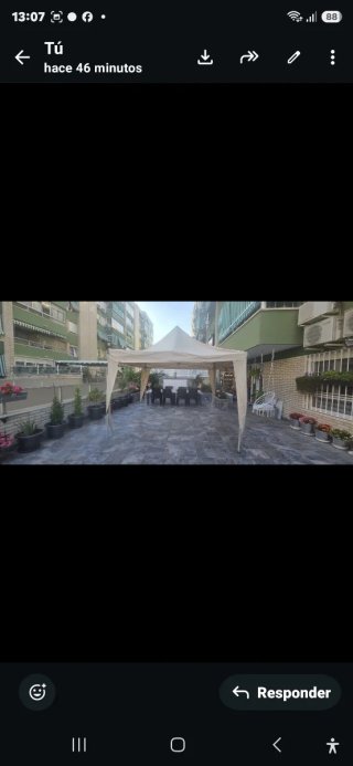 Carpa terraza o playa
