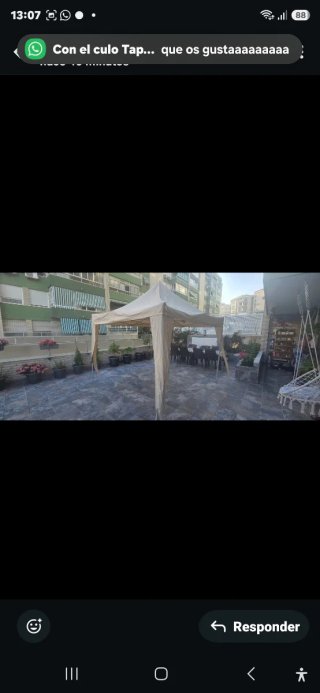 Carpa terraza o playa