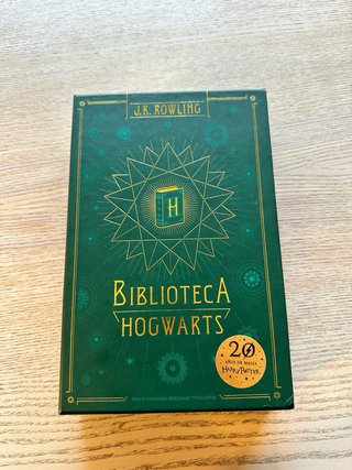 Pack 3 libros biblioteca hogwarts