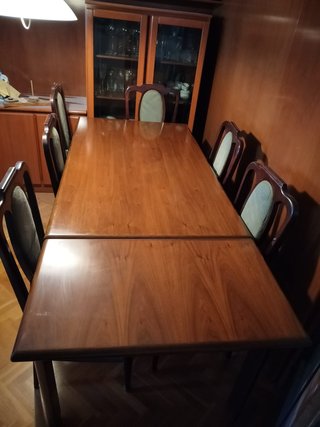 6 Sillas de Comedor Tapizadas Verdes