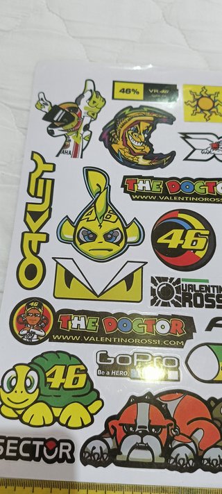 Pegatinas Valentino Rossi VR46 The Doctor