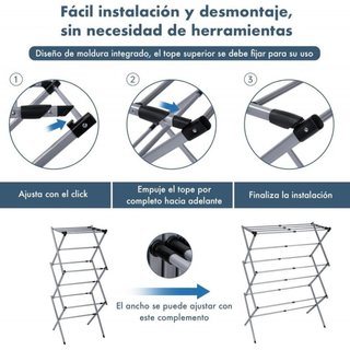 Tendedero Plegable Metálico