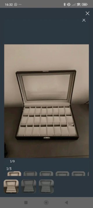 Scatola porta orologi 24 posti