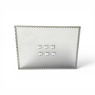 Panel perforado rombo metálico