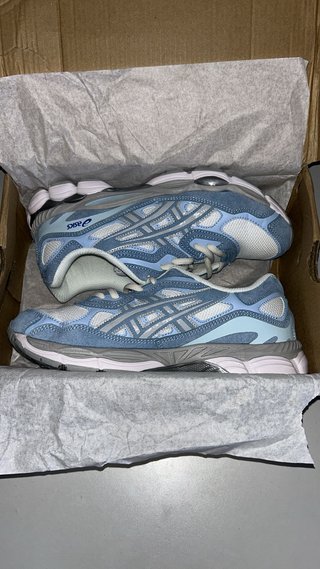 ASICS GEL-NYC Blanco/Celeste Talla [Talla]