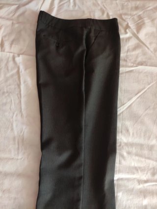Americana y pantalón traje gris/negro