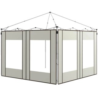 2 Paneles Laterales para Carpa Beige