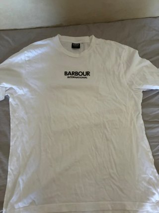 Camiseta Barbour International Blanca