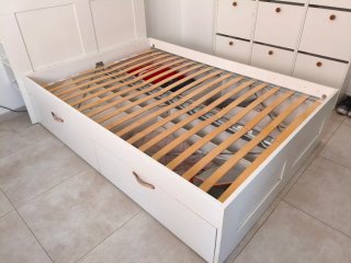 Estructura Cama Ikea + colchón 140cm