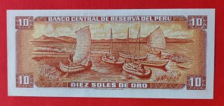 Perù 10 Soles d'Oro Garcilaso de la Vega 1976 SC