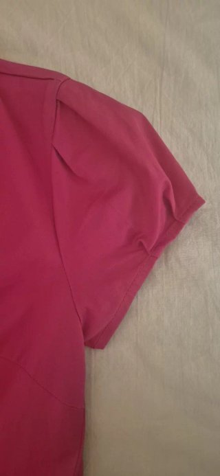Vestido rojo con cinturón